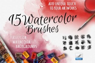 15 Watercolor Handmade Brushes: A Creative Addition for Designers