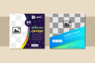 Dark Blue and Light Square Banner: A Versatile Tool for Modern Design Workflows