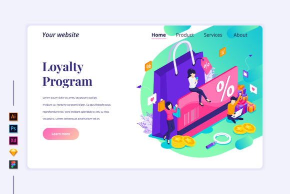 Isometric Loyalty Program Landing Page: A Modern Approach to Customer Engagement