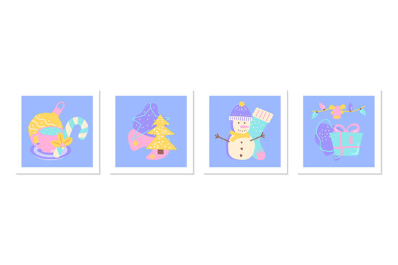 Make Your Social Media Shine with New Year and Xmas Social Media Post Set