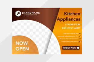 Orange Gold Horizontal Banner Kitchen: A Modern Design Solution for Business and Marketing