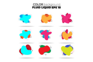 Set of Abstract Modern Fluid Elements: A Creative Resource for Designers and Businesses