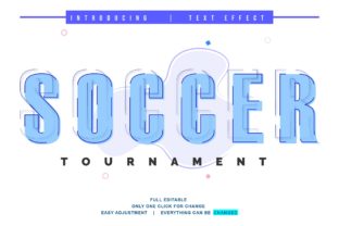 Soccer Text Effect Design Full Editable